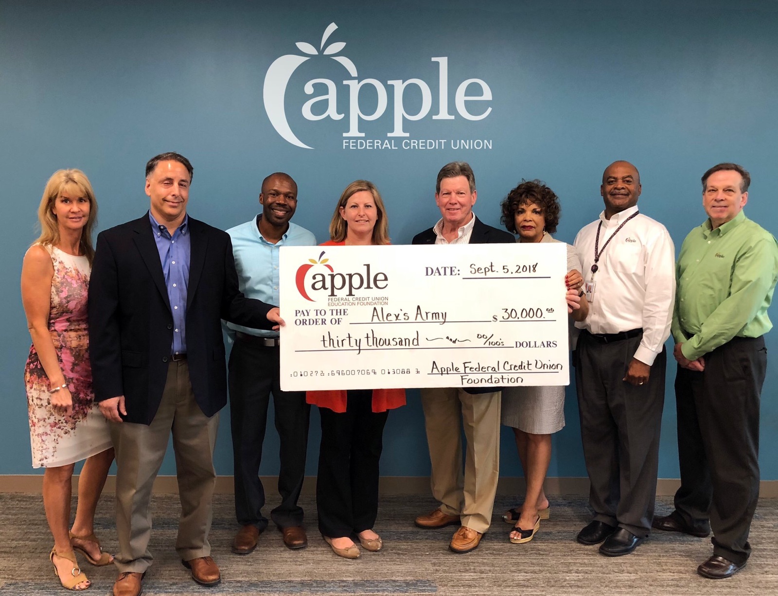 Thank You Apple Federal Credit Union Alexs Army