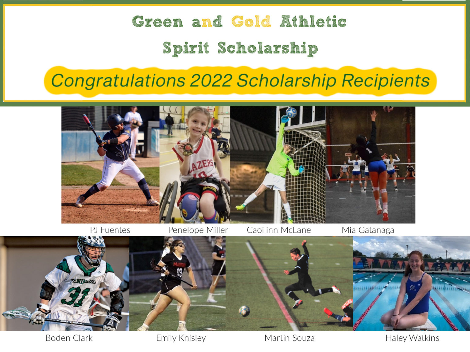 Congratulations 2022 Scholarship Recipients | Alex's Army